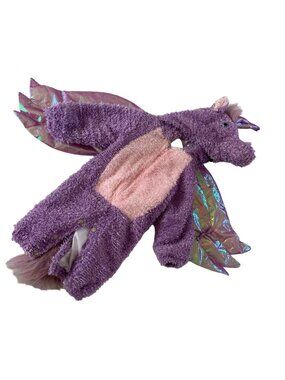 Celebration Halloween Infant Size 0 to 12 months Purple Plush Unicorn Costume Dr